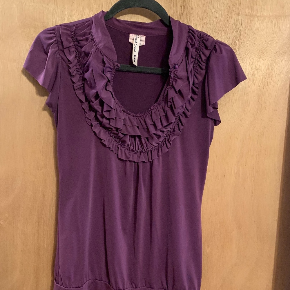 Short sleeve dress blouse by Heart & Soul-M